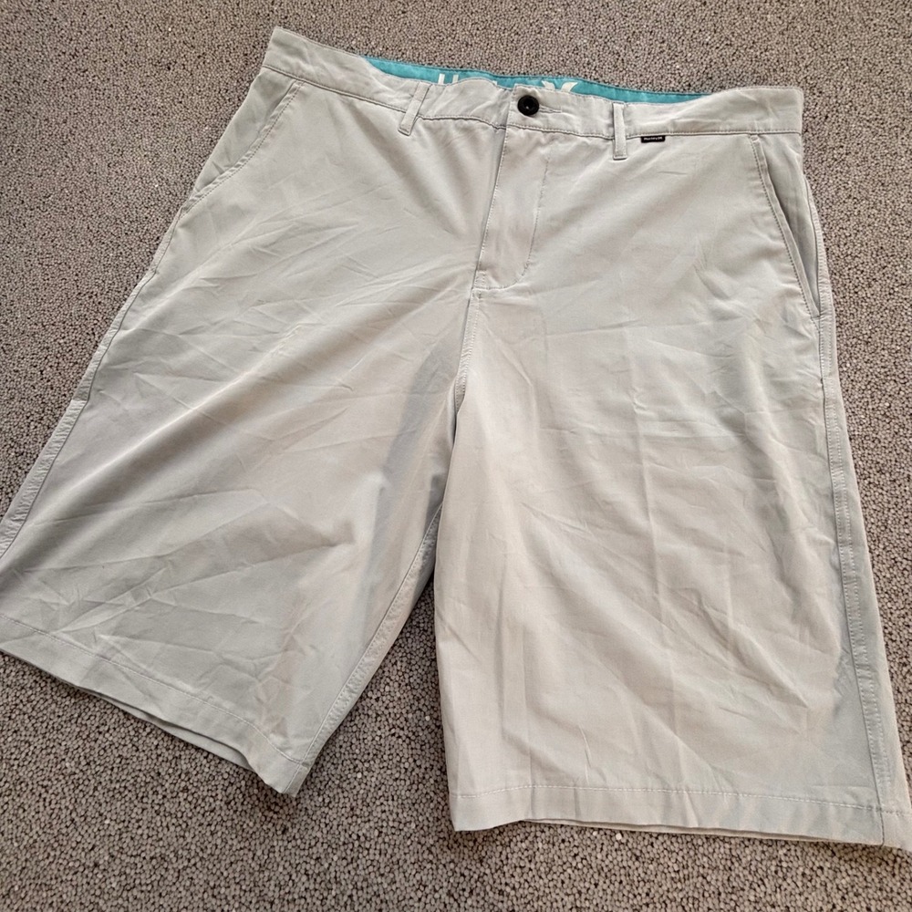 Hurley Phantom BKE Hybrid Shorts Mens 36 Buckle Collab Golf Surf Coastal Tan